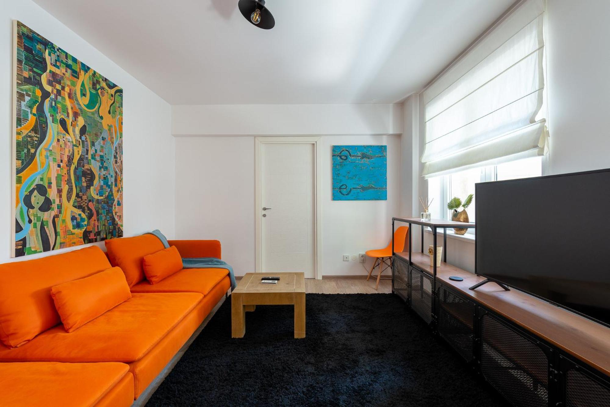 City Center-Cozy One Bedroom Apartment بوخارست المظهر الخارجي الصورة