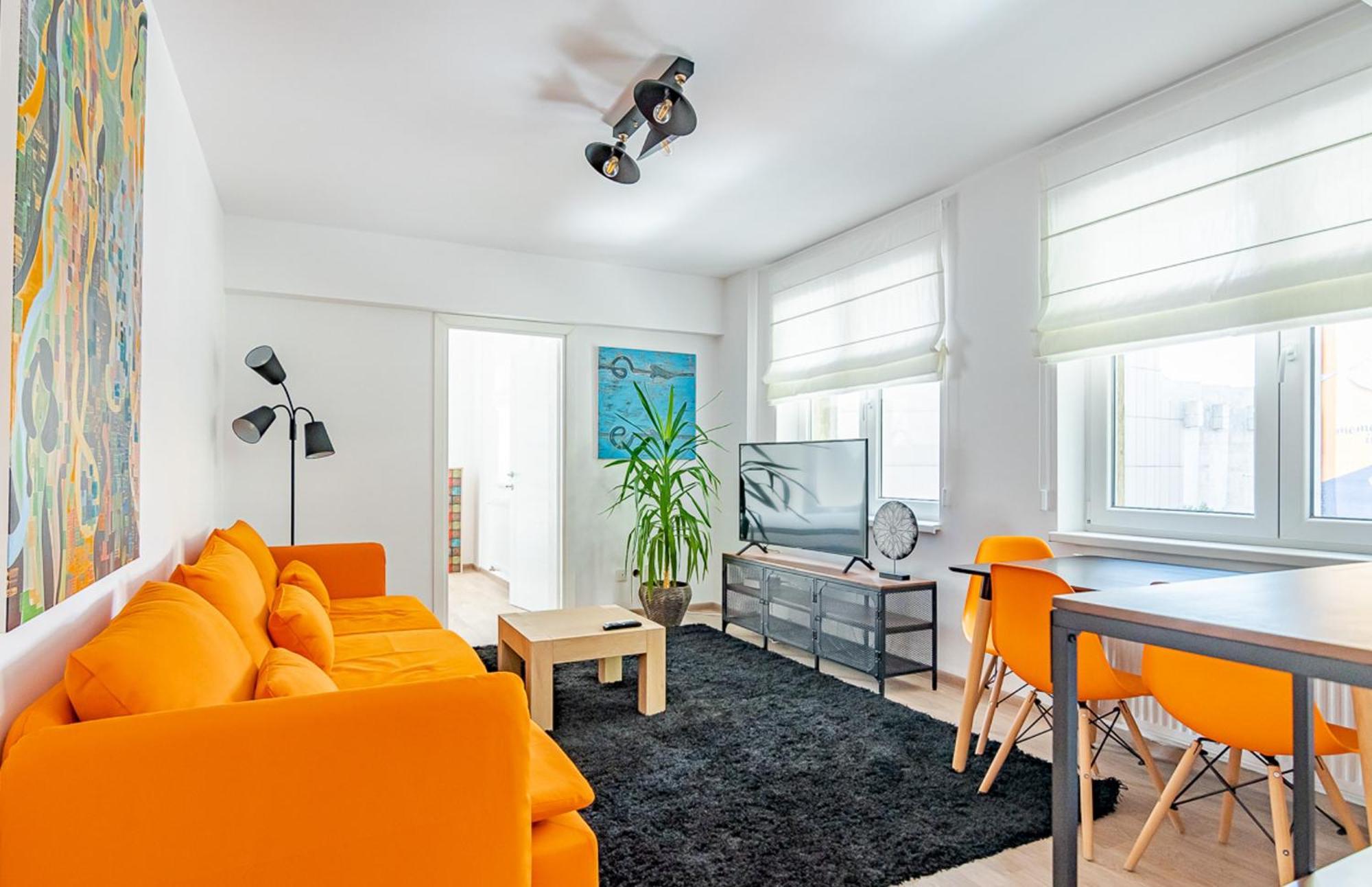 City Center-Cozy One Bedroom Apartment بوخارست المظهر الخارجي الصورة